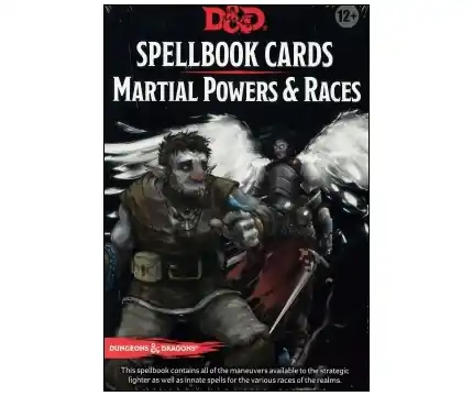 Smidig beställning | Dungeons & Dragons 5th Spellbook Cards - Martial Power & Races
