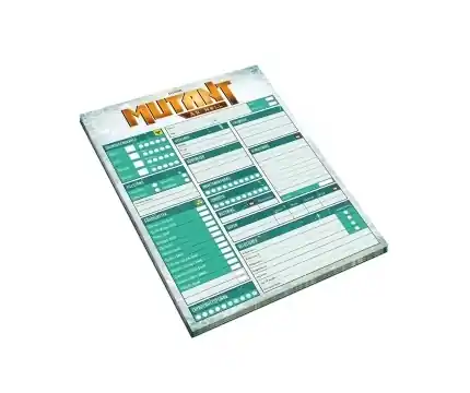 Kanonpris | Mutant År Noll Elysium Rollformulärsblock
