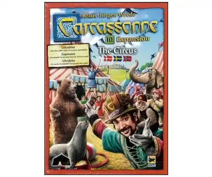 Finns i lager | Carcassonne Expansion 10 - The Circus (Under the Big Top) (Exp.) (SVE)