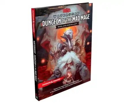 Dungeons & Dragons 5th Waterdeep Dungeon of the Mad Mage Maps and Miscellany - Professionell kvalitet