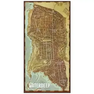 D&D 5th Waterdeep Dragon Heist Map Set - Gratis retur