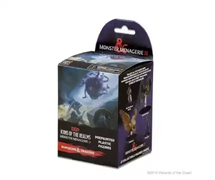 Dungeons & Dragons 5th Icons of the Realms - Monster Menagerie II Booster (4 Figurer) | Premium