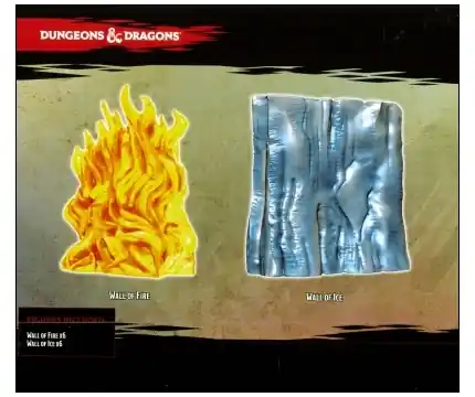 Dungeons & Dragons 5th Icons of the Realms Spell Effects Wall of Fire & Wall of Ice | Kundernas favorit
