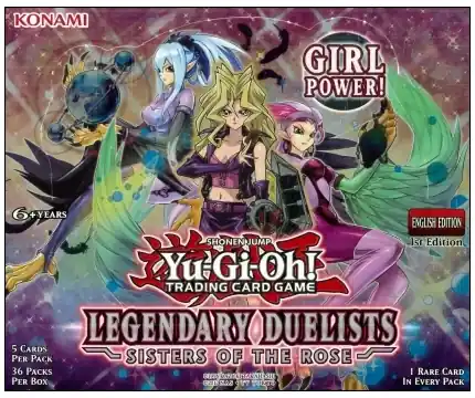 Yu-Gi-Oh! TCG Legendary Duelists Sisters of the Rose Booster Box (36 Boosters) - Kanonerbjudande