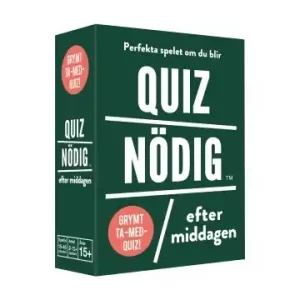 Utförsäljning - Quiznödig - Efter Middagen