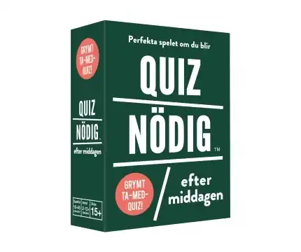 Utförsäljning - Quiznödig - Efter Middagen