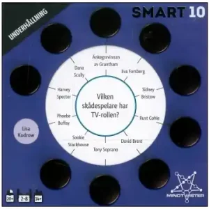 Smart10 Frågekort - Underhållning (Extra frågor) (Exp.) - Snart slut