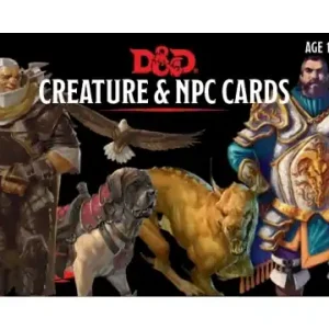 Dungeons & Dragons 5th Creature & NPC Cards - Nytt i webbutiken