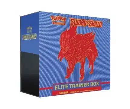 Utförsäljning - Pokemon TCG Sword & Shield Elite Trainer Box (Zamazenta)(Blue Box)