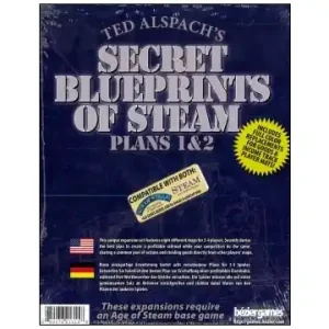 Nyhet i sortimentet - Age of Steam Expansion Secret Blueprints of Steam Plans 1 & 2 (Exp.)