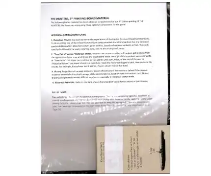 The Hunters, 3rd Printing Update Kit | Rekommenderas