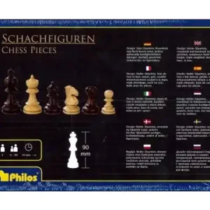 Precis tillagt - Schackpjäser/Chesspieces Avitus, 90 mm