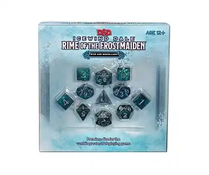Dungeons & Dragons 5th Icewind Dale - Rime Of The Frostmaiden, Dice and Miscellany | Enkel beställning