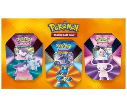 Ny lansering - Pokémon TCG V Forces Tin - Spring 2021 (Mew V, Slowbro V, or Lucario V)