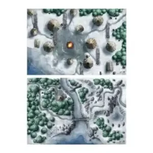 Dungeons & Dragons 5th Icewind Dale Encounter Maps (Game Mat) - Premium