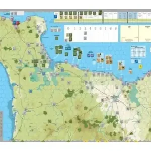 Skynda dig - Normandy 44 Mounted Map + Box (Exp.)