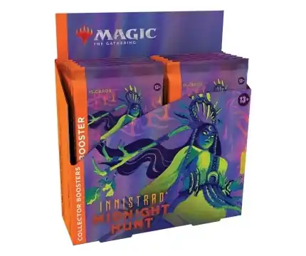 Magic The Gathering Innistrad Midnight Hunt - Collector Booster Display (12 Boosters) | Extra rabatt