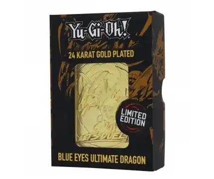 Sänkt pris - Yu-Gi-Oh! Blue Eyes Ultimate Dragon 24k Gold Plated Card