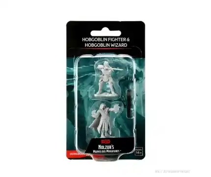Storsäljare - D&D Nolzur‘s Marvelous Miniatures Male Hobgoblin Fighter & Female Hobgoblin Wizard (Unpainted)