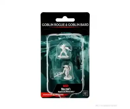 D&D Nolzur‘s Marvelous Miniatures Male Goblin Rogue & Female Goblin Bard (Unpainted) | Hög kvalitet