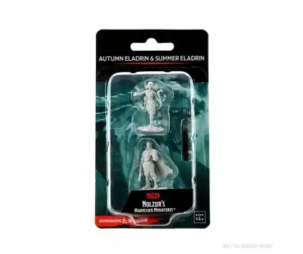 Kanonerbjudande - D&D Nolzur‘s Marvelous Miniatures Female Autumn Eladrin & Male Summer Eladrin (Unpainted)