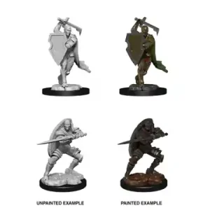 Toppkvalitet - D&D Nolzur‘s Marvelous Miniatures Male Warforged Fighter (Unpainted)