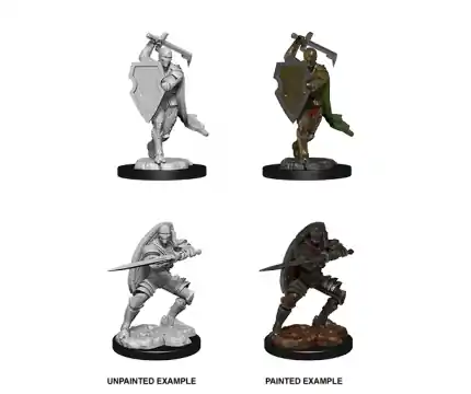 Toppkvalitet - D&D Nolzur‘s Marvelous Miniatures Male Warforged Fighter (Unpainted)