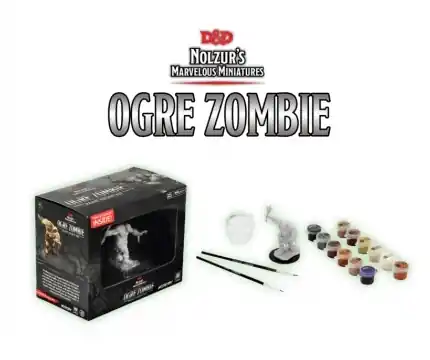 Handla online | D&D Nolzur‘s Marvelous Miniatures Ogre Zombie Paint Night Kit
