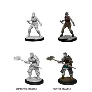 Ta chansen | D&D Nolzur‘s Marvelous Miniatures Orc Barbarian - Female (Unpainted)