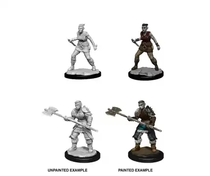 Ta chansen | D&D Nolzur‘s Marvelous Miniatures Orc Barbarian - Female (Unpainted)