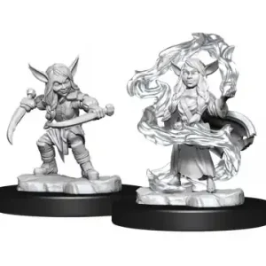 Superpris | Critical Role Goblin Sorceror and Rogue Female (Unpainted)