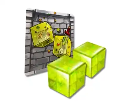 Handla säkert | Dungeon Drop Gelatinous Cubes Mini-Expansion (Exp.)