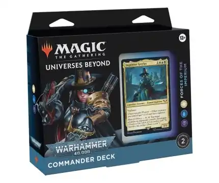 Spara nu | Magic The Gathering Warhammer 40K Commander Deck - Forces of the Imperium