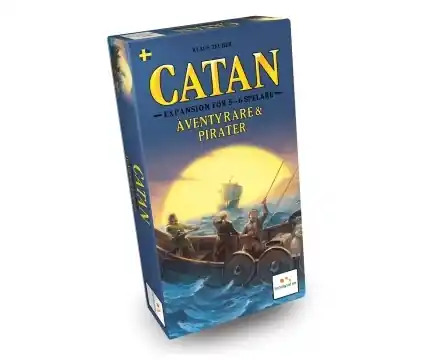 Professionell kvalitet - Catan Äventyrare & Pirater - Expansion för 5-6 Spelare (Exp.) (SVE)
