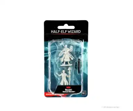 Trygg betalning - D&D Nolzur‘s Marvelous Miniatures Male Half-Elf Wizard (Unpainted)