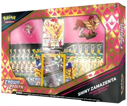 Pokémon TCG Crown Zenith - Shiny Zamazenta Premium Figure Collection | Försäljningssuccé