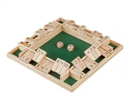 Shut the Box - För Fyra Spelare (10er) | Superpris