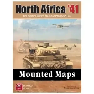 Erbjudandet går snart ut - North Africa 41 Mounted Map (Exp.)