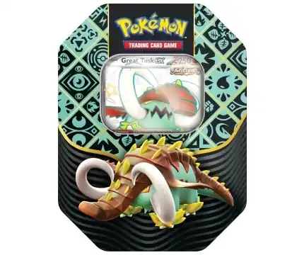 Pokémon TCG Scarlet & Violet - Paldean Fates Tin (Great Tusk) | Specialpris