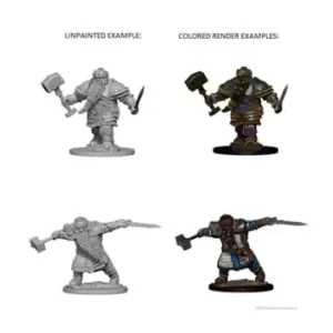 Specialpris - D&D Nolzur‘s Marvelous Miniatures Dwarf Male Fighter (Unpainted)