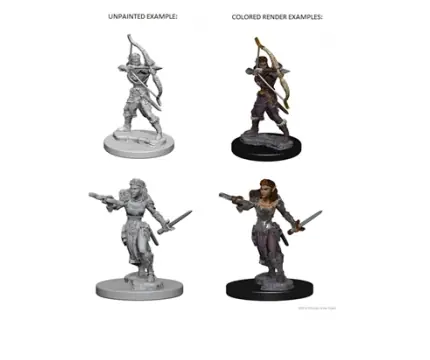 Nedsatt pris - D&D Nolzur‘s Marvelous Miniatures Elf Female Ranger (Unpainted)