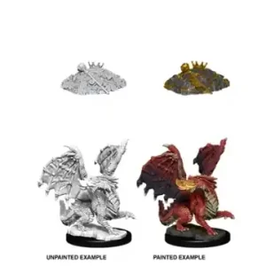 Superpris | D&D Nolzur‘s Marvelous Miniatures Red Dragon Wyrmling (Unpainted)