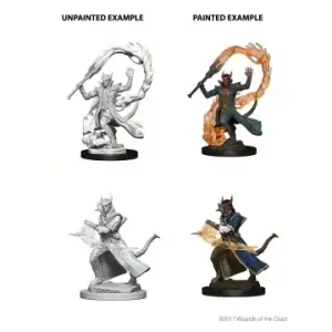 Beställ nu - D&D Nolzur‘s Marvelous Miniatures Tiefling Male Sorcerer (Unpainted)