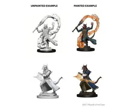 Beställ nu - D&D Nolzur‘s Marvelous Miniatures Tiefling Male Sorcerer (Unpainted)