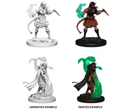 D&D Nolzur‘s Marvelous Miniatures Tiefling Sorcerer - Female (Unpainted) - Specialerbjudande