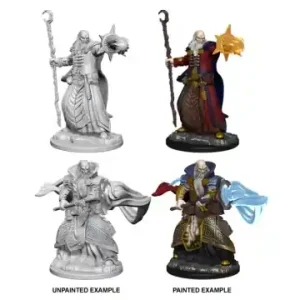 D&D Nolzur‘s Marvelous Miniatures Human Male Wizard (Unpainted) | Mycket efterfrågad
