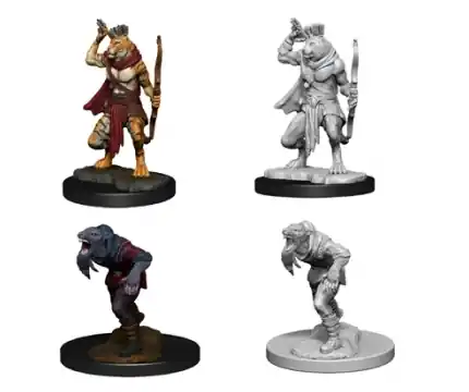 D&D Nolzur‘s Marvelous Miniatures Wererat & Weretiger (Unpainted) | Prisnedsättning