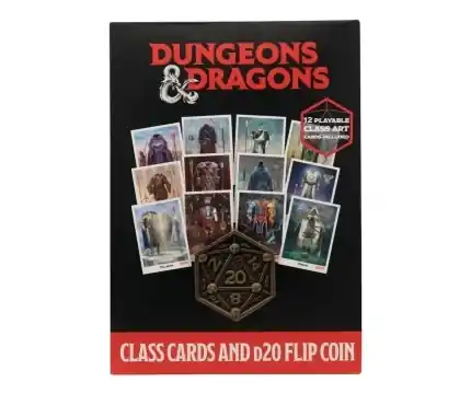 Dungeons & Dragons 5th Class Cards and D20 Flip Coin - Populärt just nu