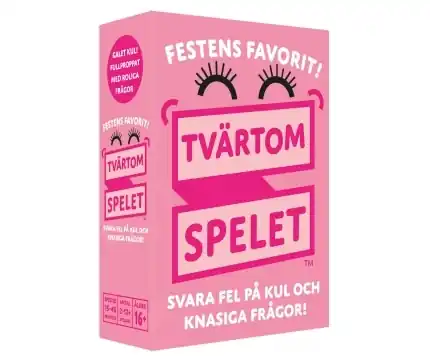 Nyhet - Tvärtomspelet - Festens Favorit!