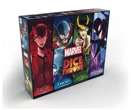 Marvel Dice Throne Scarlet Witch VS Thor VS Loki VS Spider-Man - Lägg i varukorg